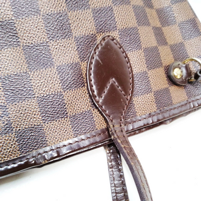 Louis Vuitton LV Tote Bag Neverfull PM Brown Damier  VI1099