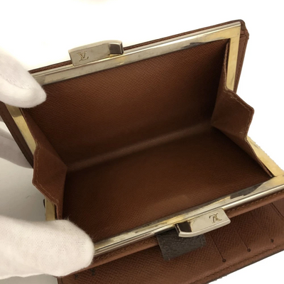 $675 1998 Louis Vuitton Monogram Porte Monnaie Billets Viennois Bifold Wallet SD0978