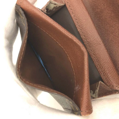 $440 2000 Louis Vuitton Porte Monnaie Coin Purse Wallet MI1010