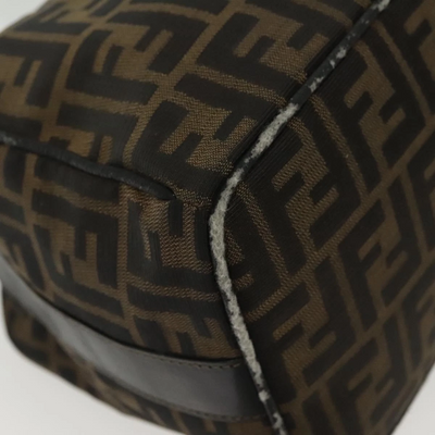 $980 2003 Fendi Zucca Canvas Vanity Hand Bag 2211-26715-009