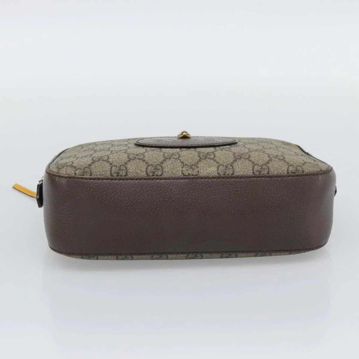 $1490 Gucci GG Supreme Monogram Web Neo Vintage Shoulder Bag Beige New Acero Crop