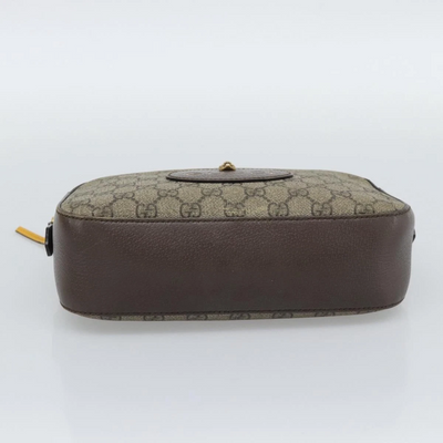 $1490 Gucci GG Supreme Monogram Web Neo Vintage Shoulder Bag Beige New Acero Crop
