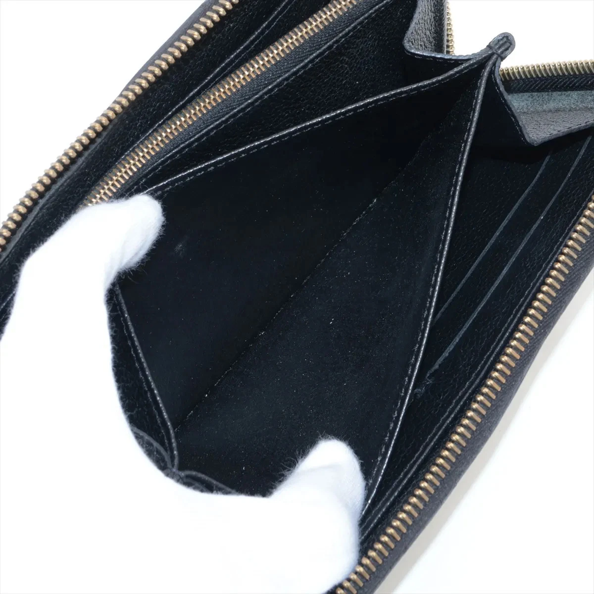$1170 Louis Vuitton Empreinte Zippy Wallet M61864 Noir Zip Round Wallet