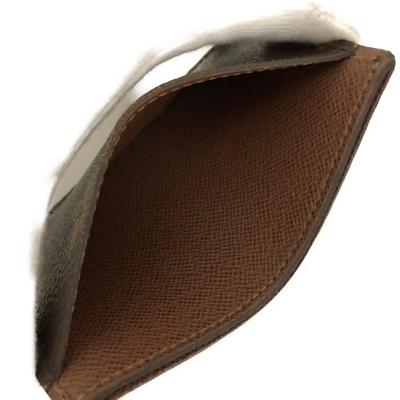 $295 1997 Louis Vuitton Monogram Card Holder Armagnac Brown SP1907