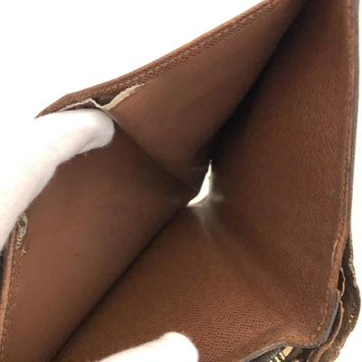 Louis Vuitton Monogram Porte Papier Zippe Bifold Wallet Brown SP0083