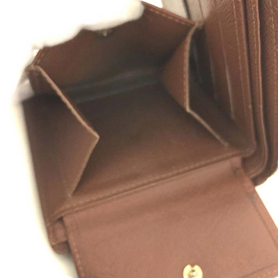 $545 2000 Louis Vuitton Monogram Marco Bifold Wallet Brown SD0021