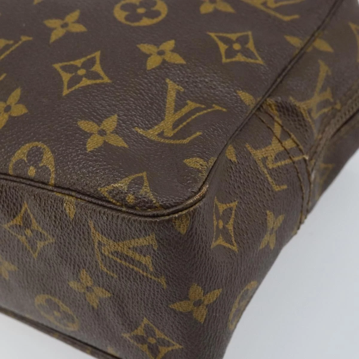 $600 LOUIS VUITTON Monogram Trousse Toilette 28 Clutch Bag VINTAGE