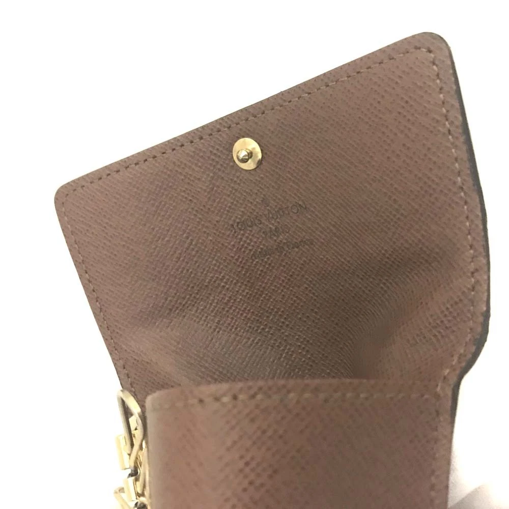 $355 Louis Vuitton Monogram Multicles 6 Ring Key Case Brown CT0169