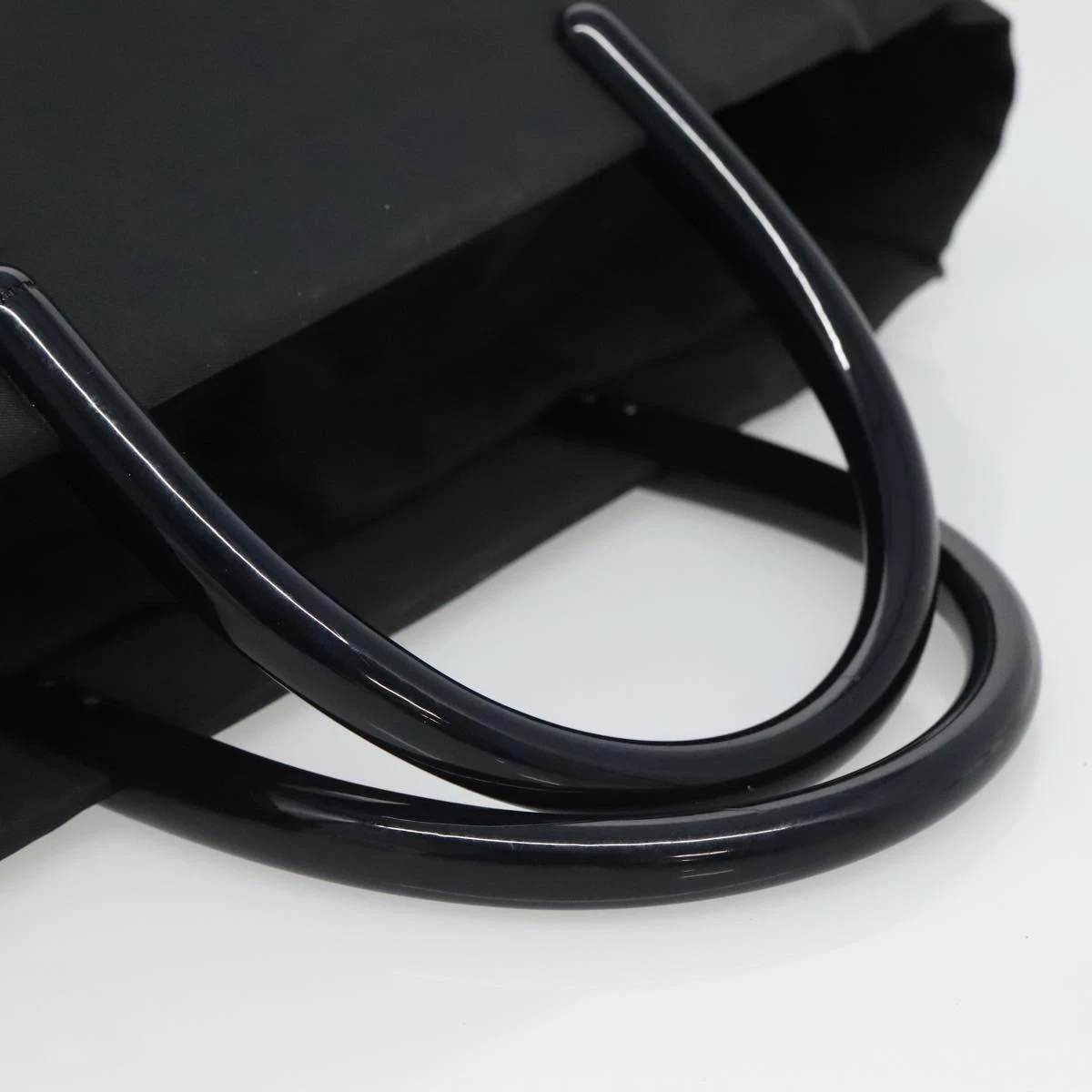 $1250 PRADA Nylon Tessuto Opaline Tote Black