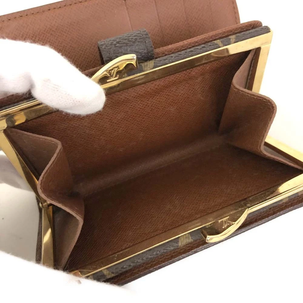 $750 1998 Louis Vuitton Monogram Porte Monnaie Billets Viennois Bifold Wallet MI1918