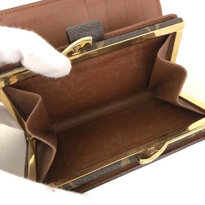 $750 1998 Louis Vuitton Monogram Porte Monnaie Billets Viennois Bifold Wallet MI1918