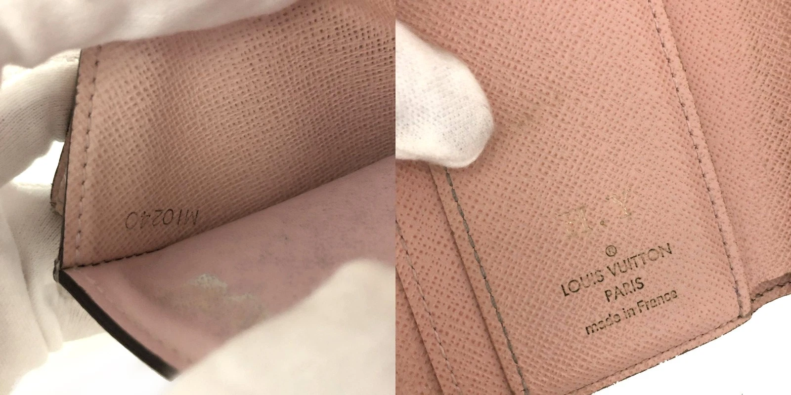 $625 2020 Louis Vuitton Monogram Zoe Wallet Pink Rose Ballerine MI0240