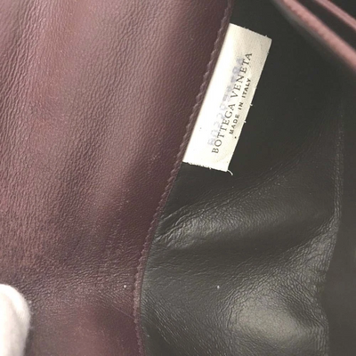 Bottega Veneta Intrecciato Lambskin Long Bifold Wallet Bordeaux