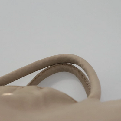 $1250 PRADA Tessuto Nylon City Tote Beige