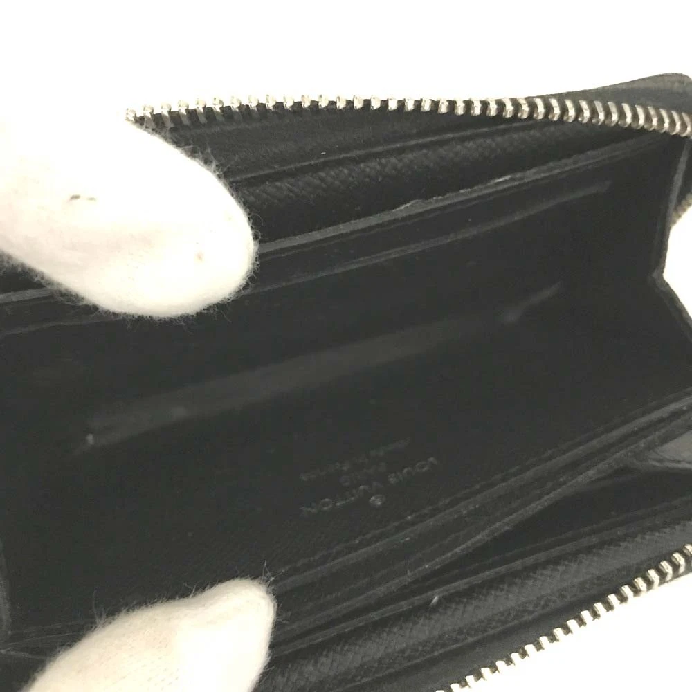 $435 2016 Damier Graphite Zippy Coin Purse Vertical MI2166