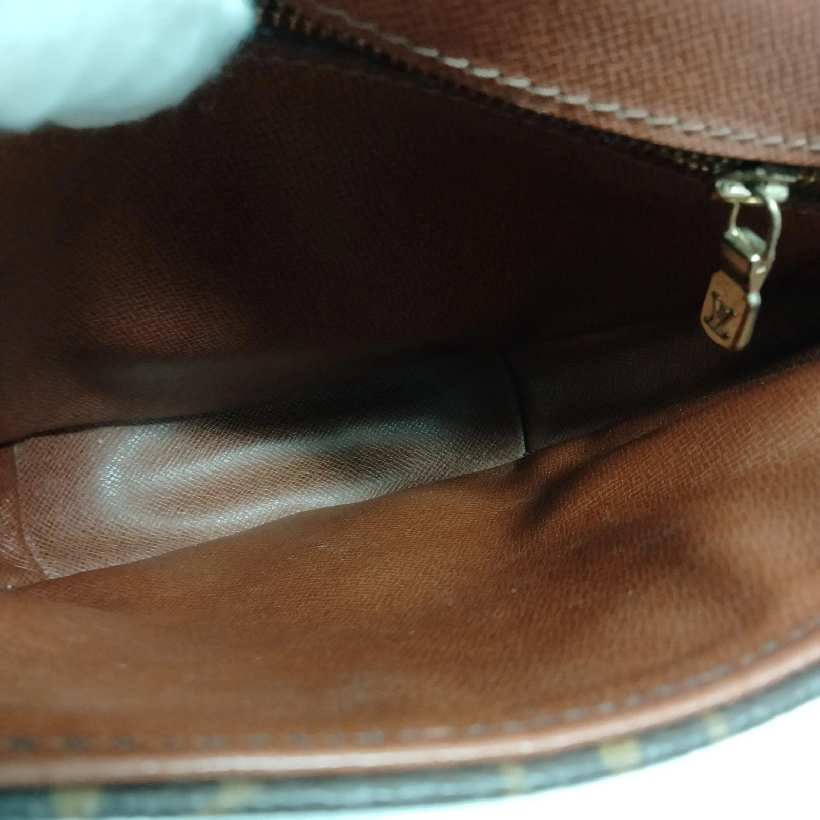 $1060 1988 Louis Vuitton LV Shoulder Bag Chantilly PM Brown Monogram 883VI
