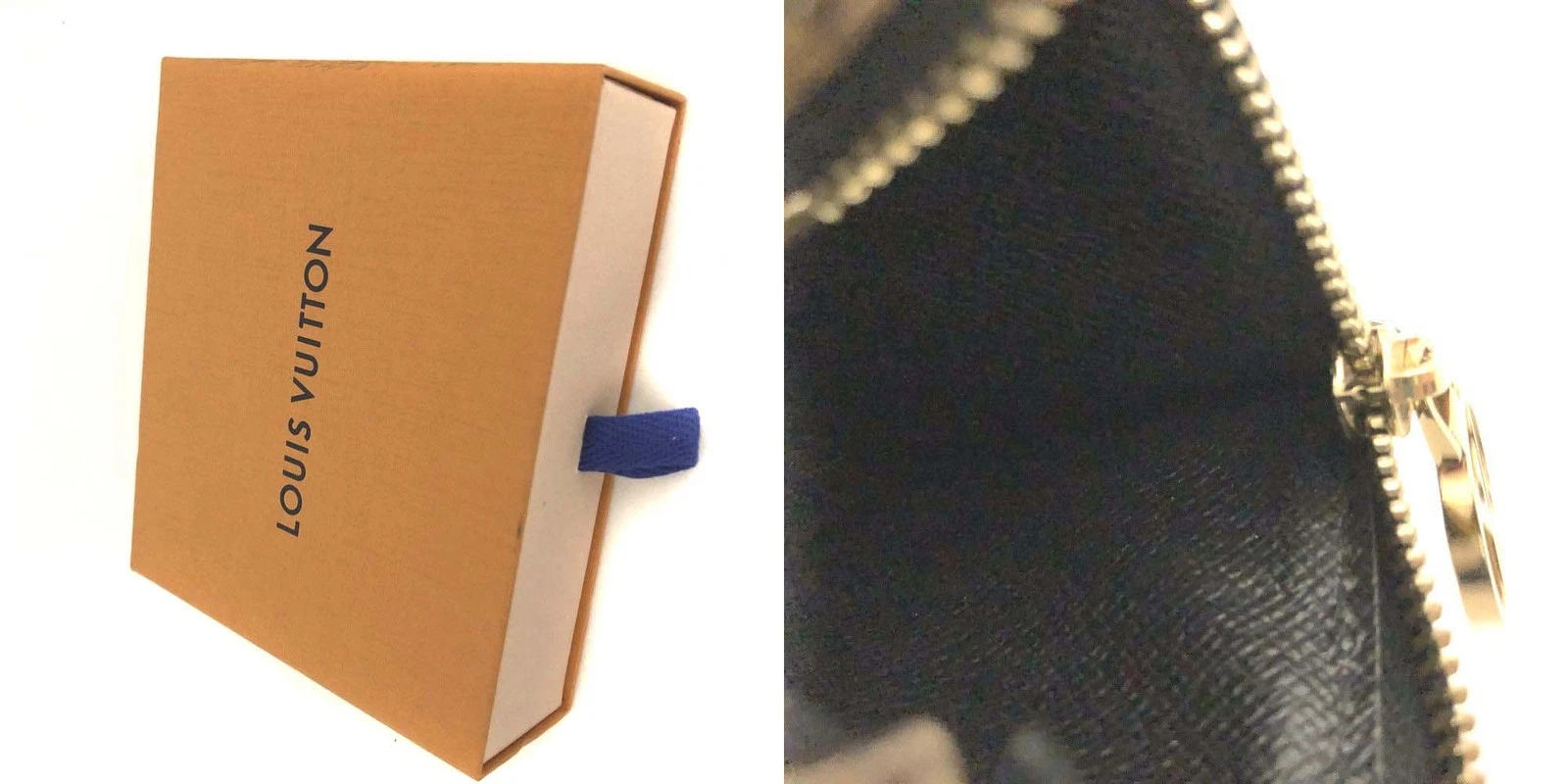$590 RFID Louis Vuitton Monogram Reverse Porte Cartes Romy Card Holder