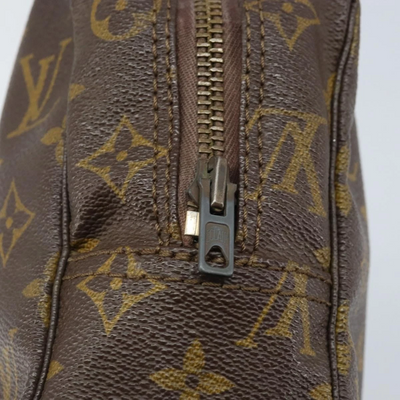 $600 LOUIS VUITTON Monogram Trousse Toilette 28 Clutch Bag VINTAGE