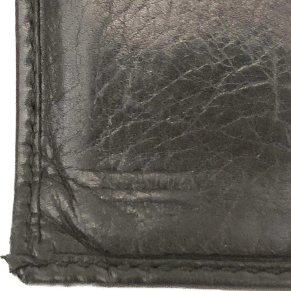 $650 PRADA Vitello Move Logo Bifold Wallet Black