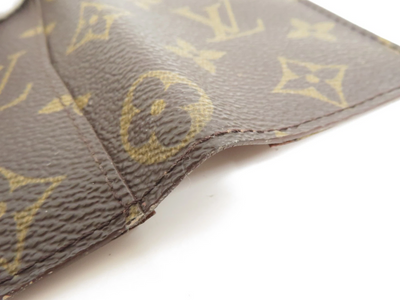 $390 2004 Louis Vuitton Monogram Pochette Cartes Visite RA0044