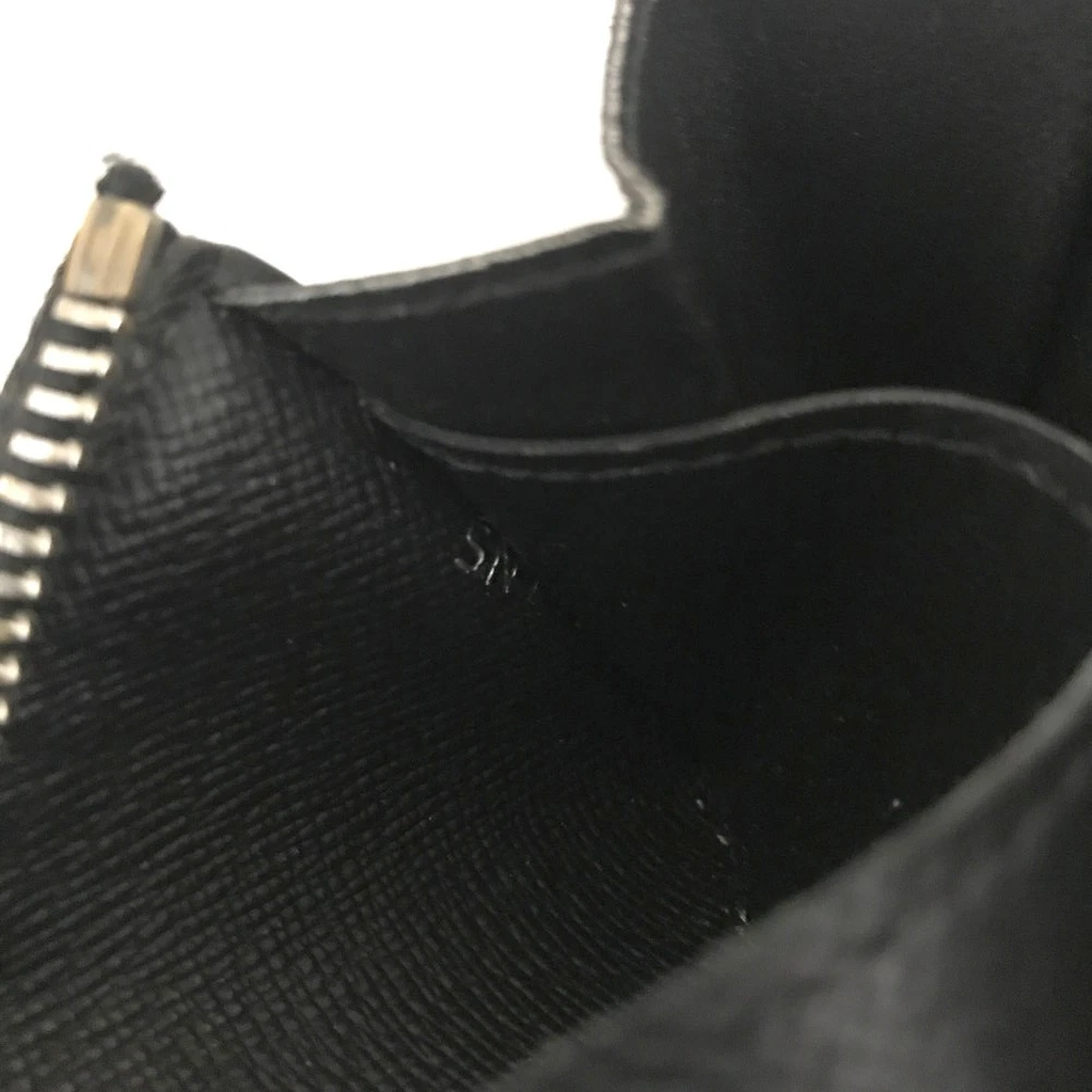 $345 Louis Vuitton Damier Graphite Car Key Case Black SN1177