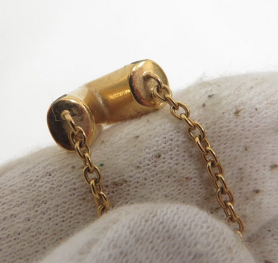 Authentic LOUIS VUITTON Necklace Gold Chain Necklace  I#50759