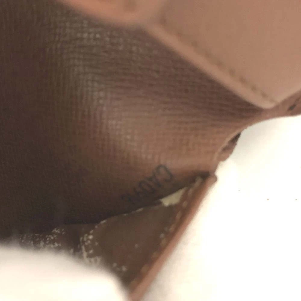 $560 1996 Louis Vuitton Monogram Portefeiulle Marco Bifold Wallet Brown CA0916
