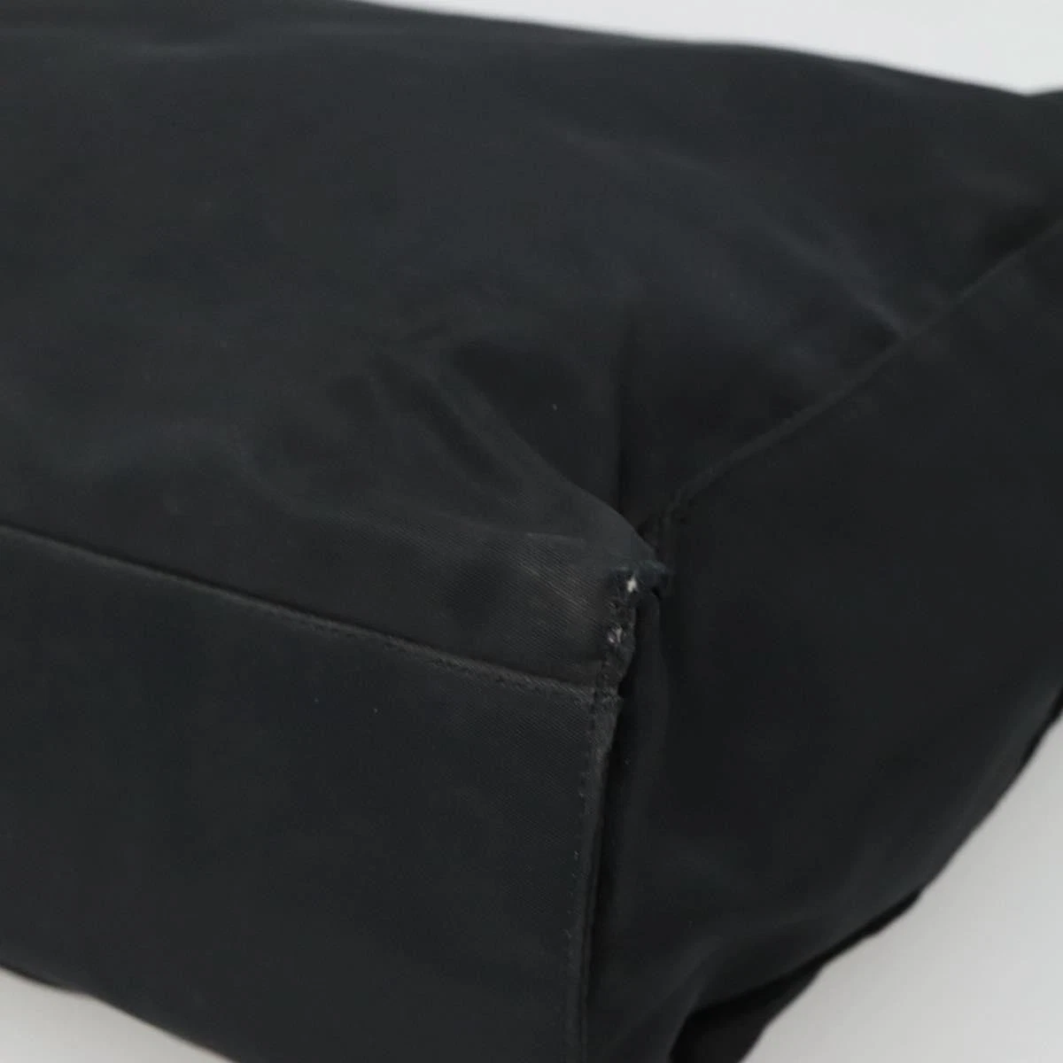 $1250 PRADA Nylon Tessuto Opaline Tote Black