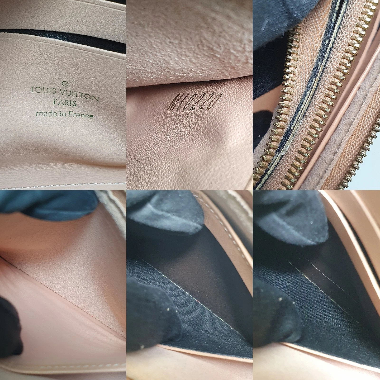 Louis Vuitton Double Zip Pochette Damier Ebene MI0220