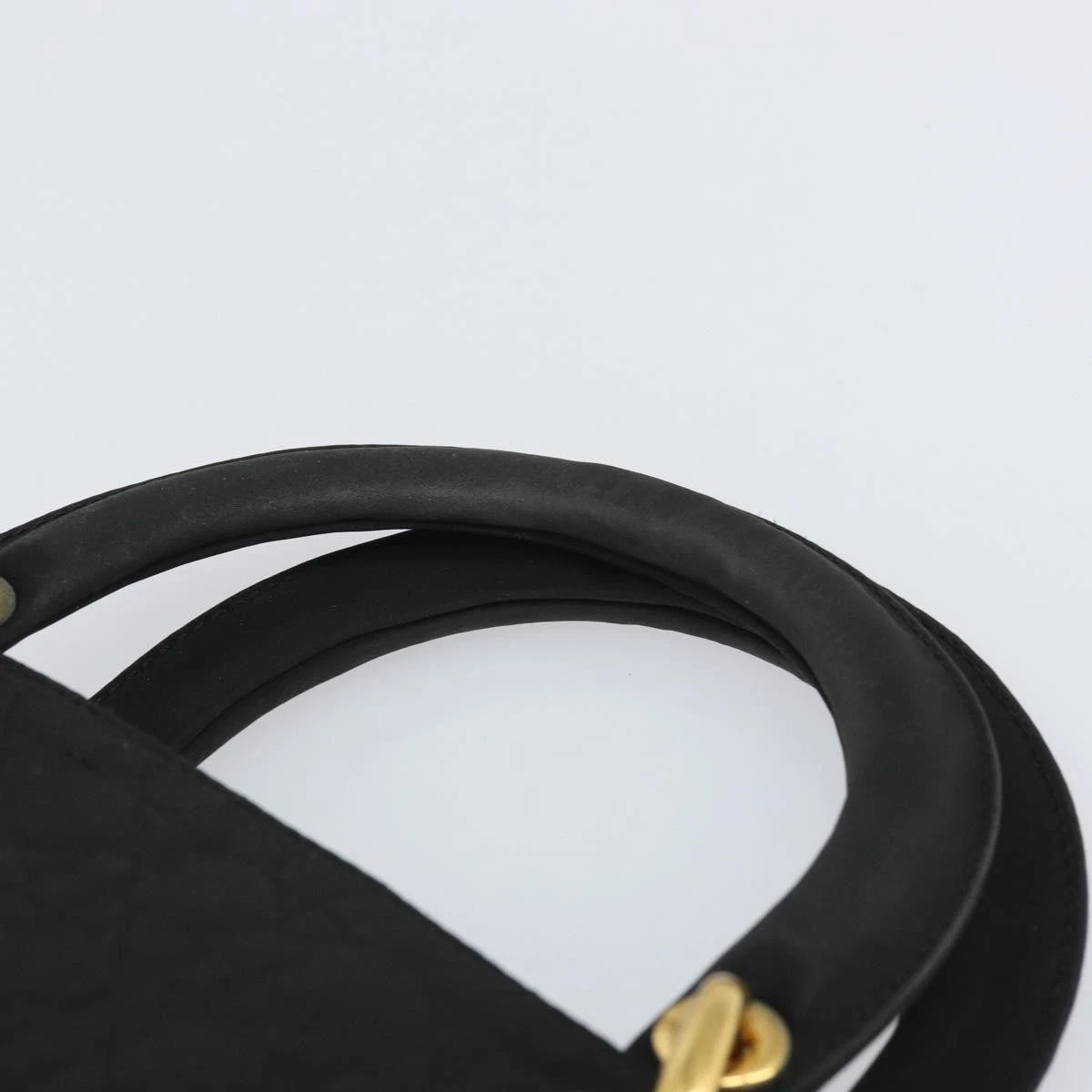 $5100 Christian Dior Nylon Cannage Medium Lady Dior Black Gold