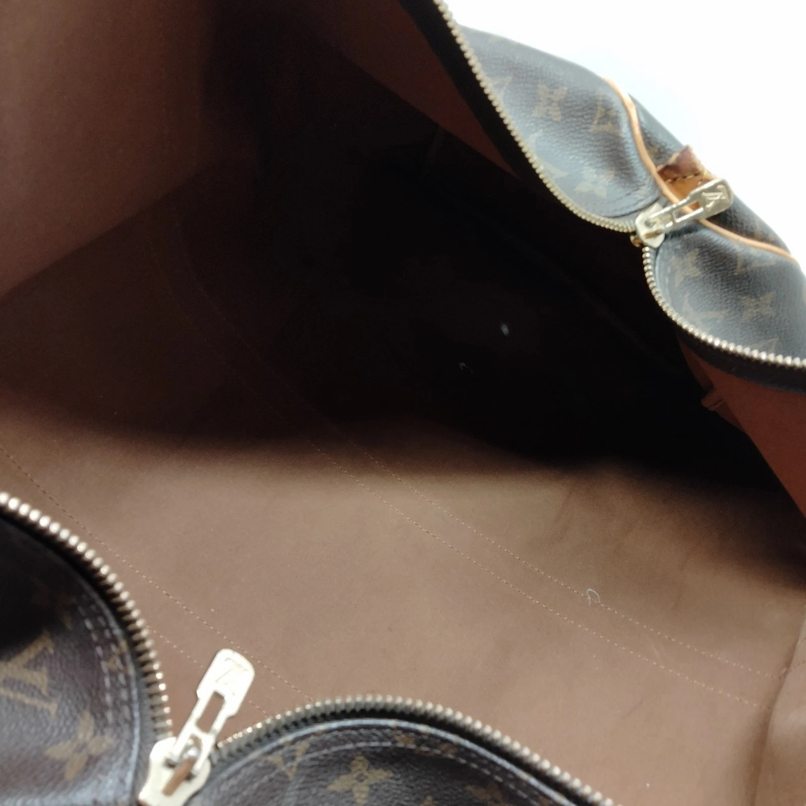 Louis Vuitton Keepall 55 Boston Bag Brown Monogram MI9002