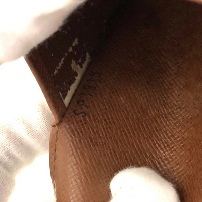 Louis Vuitton Monogram Porte Papier Zippe Bifold Wallet Brown SP1919