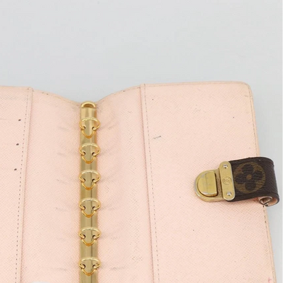 $650 2006 LOUIS VUITTON Monogram Koala Small Ring Agenda Cover Rose CA0076