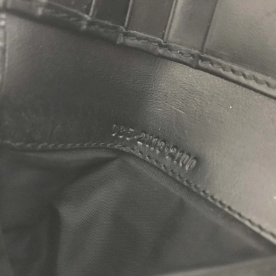 GUCCI Logo Canvas Bifold Wallet Purse Black