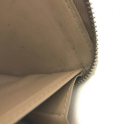 Louis Vuitton Monogram Vernis Zippy Zip Around Long Wallet Noisette CA0066