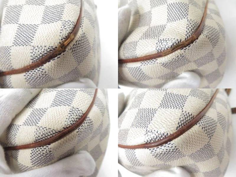 Authentic Louis Vuitton Damier Azur Siracusa PM Shoulder bag F#51011