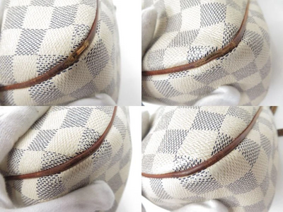 Authentic Louis Vuitton Damier Azur Siracusa PM Shoulder bag F#51011