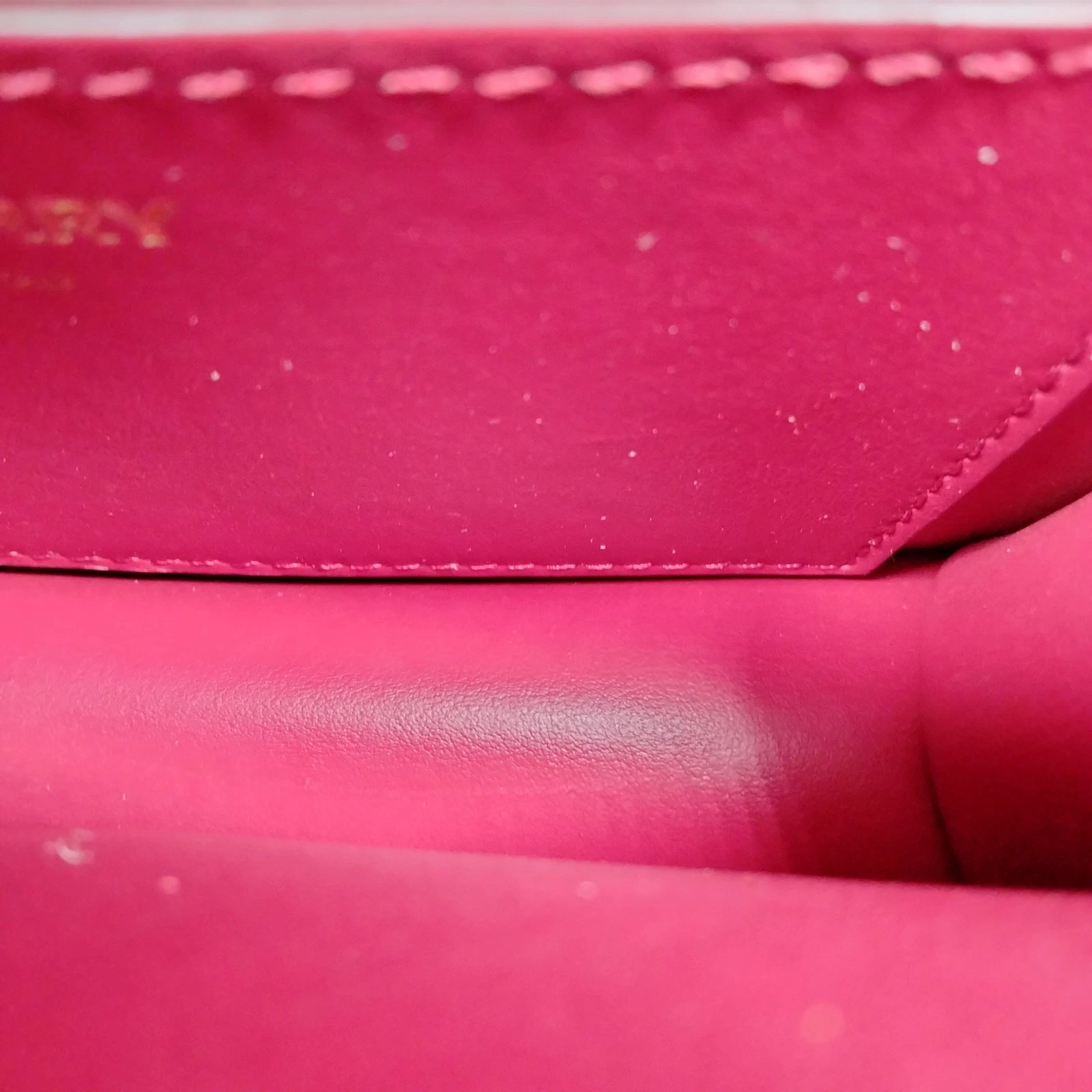 Burberry Shoulder Bag Red Leather