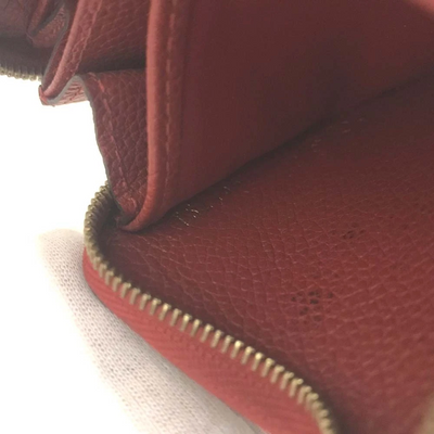 $760 Louis Vuitton Monogram Empreinte Zippy Zip Around Wallet Coin Purse TS2164