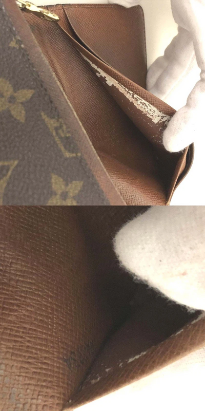 Louis Vuitton Monogram Porte Monnaie Billets Tresor Bifold Wallet RA0934