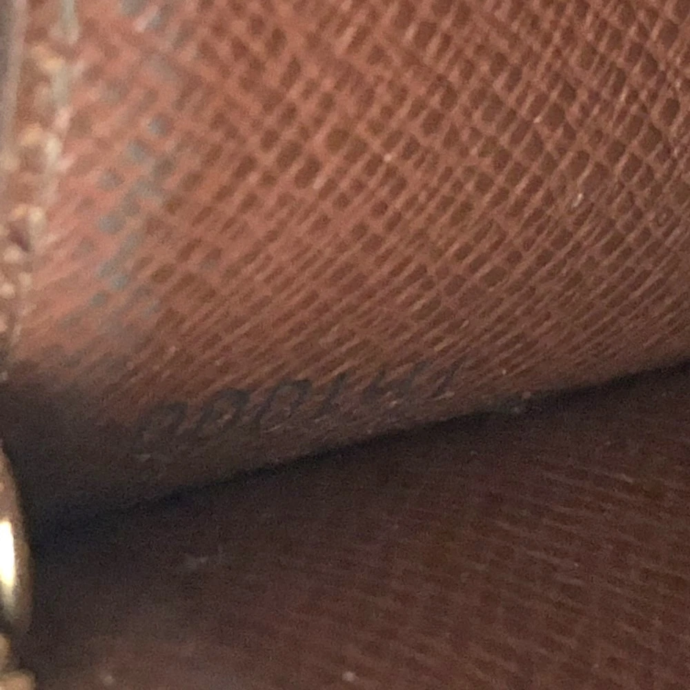 $725 2000 Louis Vuitton Monogram Portefeiulle Sarah Long Bifold Wallet Brown TH1000
