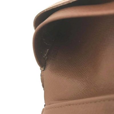 Louis Vuitton Monogram Portefeiulle Elise Trifold Wallet Brown TH0956