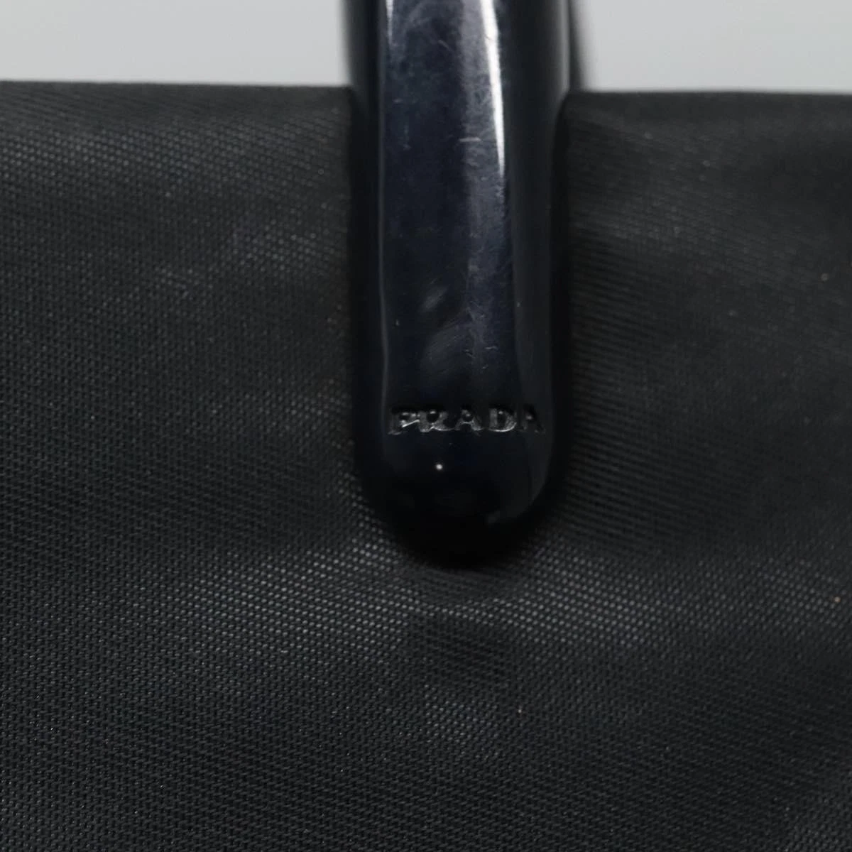 $1250 PRADA Nylon Tessuto Opaline Tote Black
