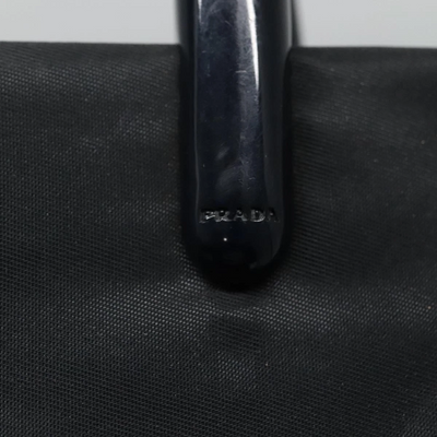 $1250 PRADA Nylon Tessuto Opaline Tote Black
