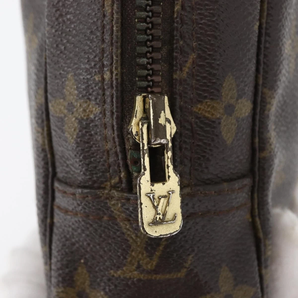 $600 LOUIS VUITTON Monogram Trousse Toilette 23 FRANCE VINTAGE