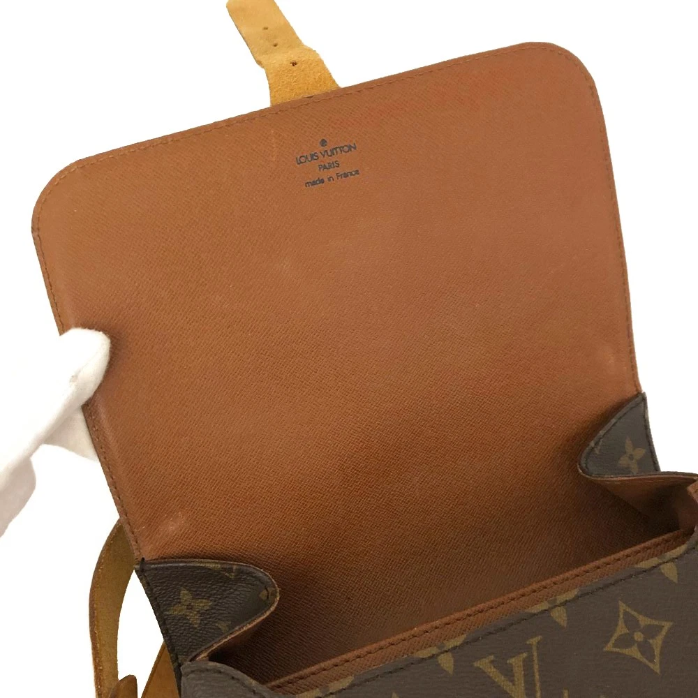 $1440 1993 Louis Vuitton Cartouchiere MM Monogram Crossbody Shoulder Bag SL1913