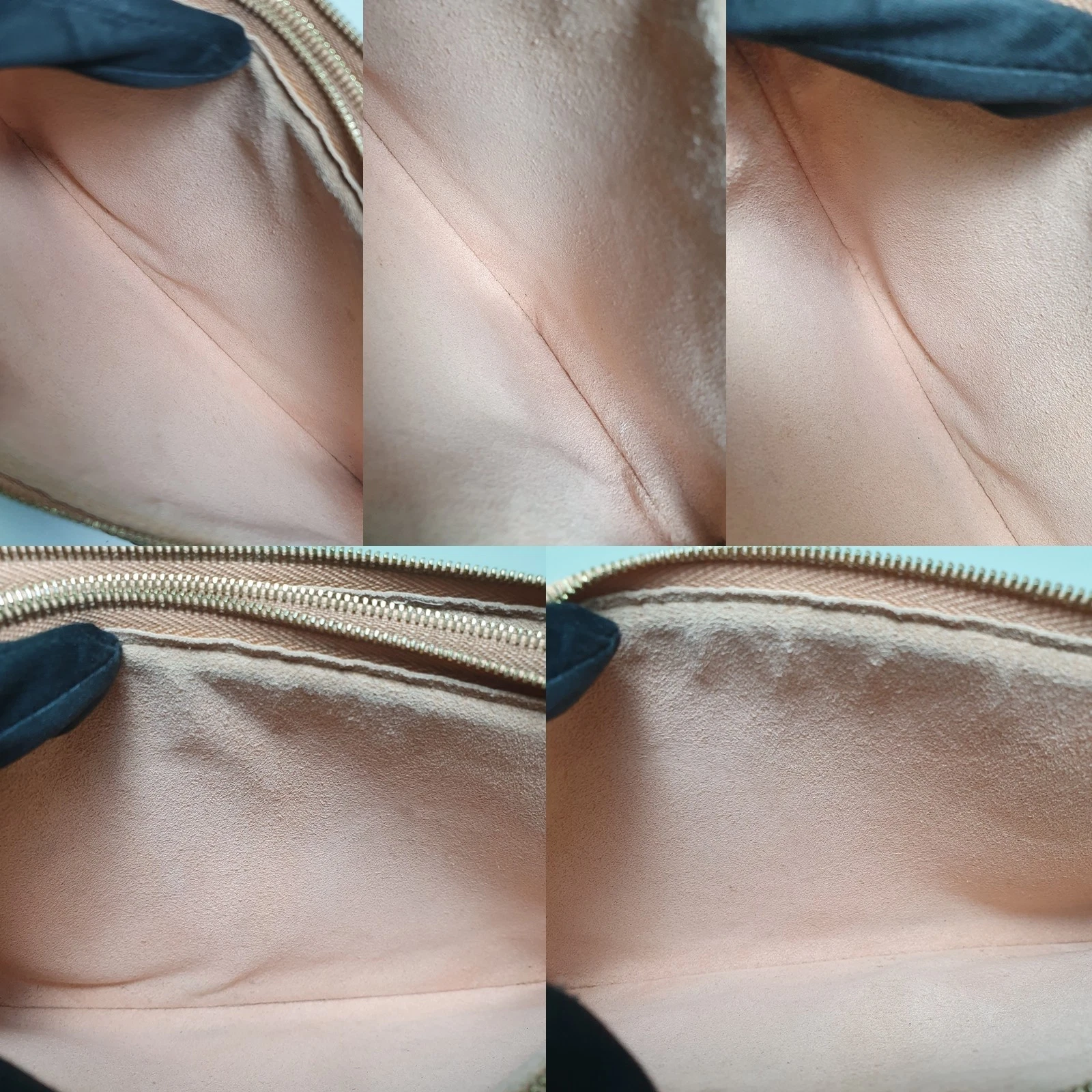 Louis Vuitton Double Zip Pochette Damier Ebene MI0220