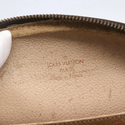 $735 1996 LOUIS VUITTON Monogram Trousse Demi Ronde  TH0996
