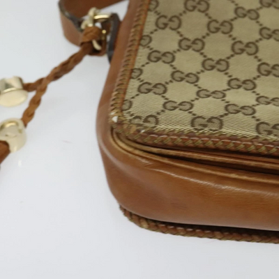$1890 GUCCI Marrakech Messenger Bag GG Canvas Medium