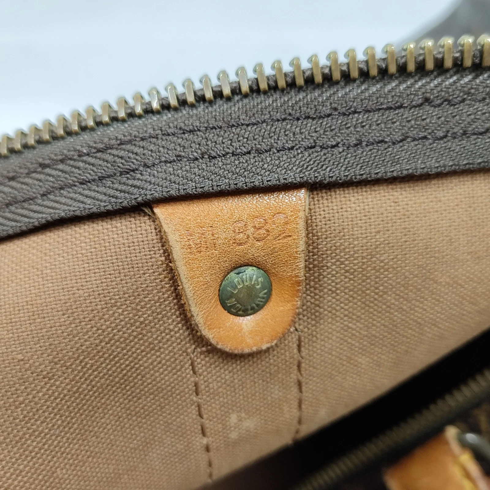 $2170 1982 Louis Vuitton Monogram Keepall 55 MI882